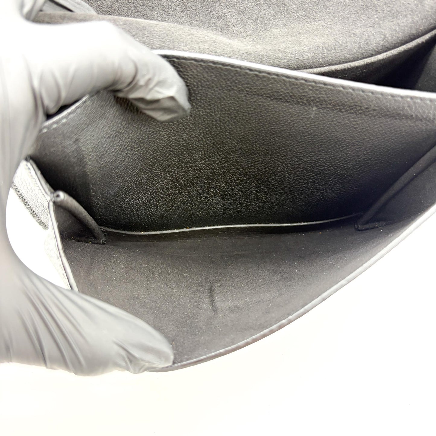 Louis Vuitton Lockme II Shoulder Bag Black Silver Hardware
