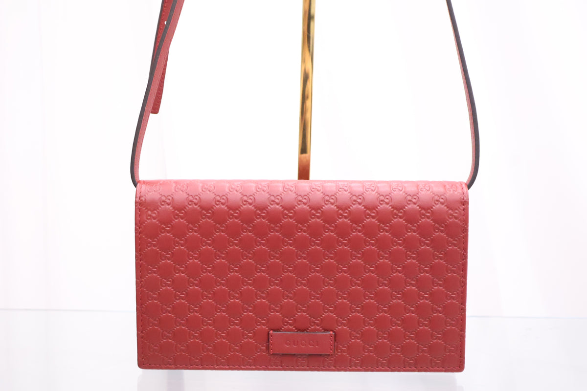 Microguccissima Mini WOC Crossbody Bag 466507