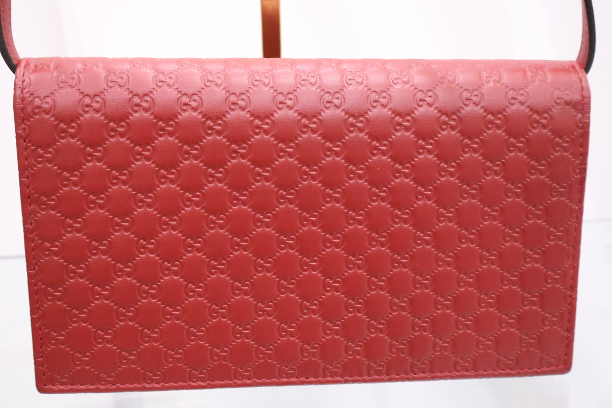 Microguccissima Mini WOC Crossbody Bag 466507