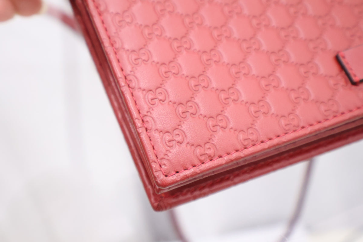 Microguccissima Mini WOC Crossbody Bag 466507