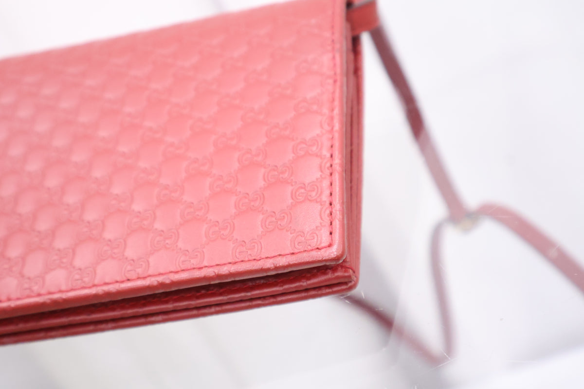 Microguccissima Mini WOC Crossbody Bag 466507