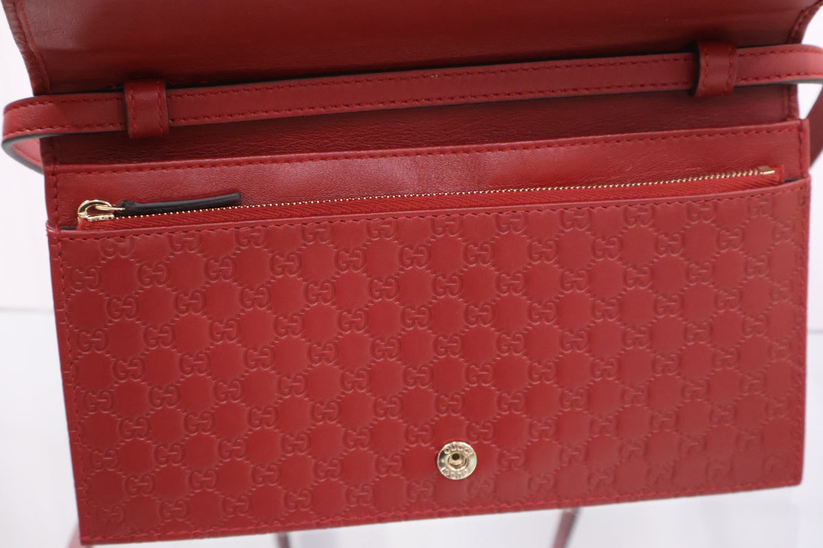 Microguccissima Mini WOC Crossbody Bag 466507