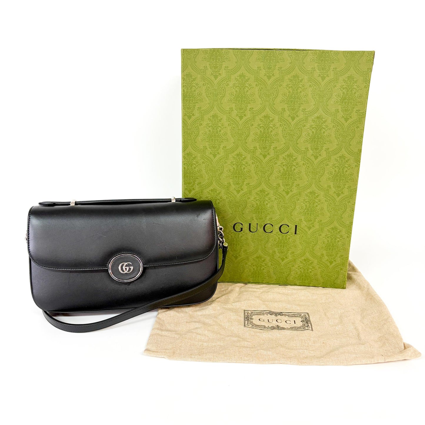 Gucci Marina Small Shoulder Bag Black