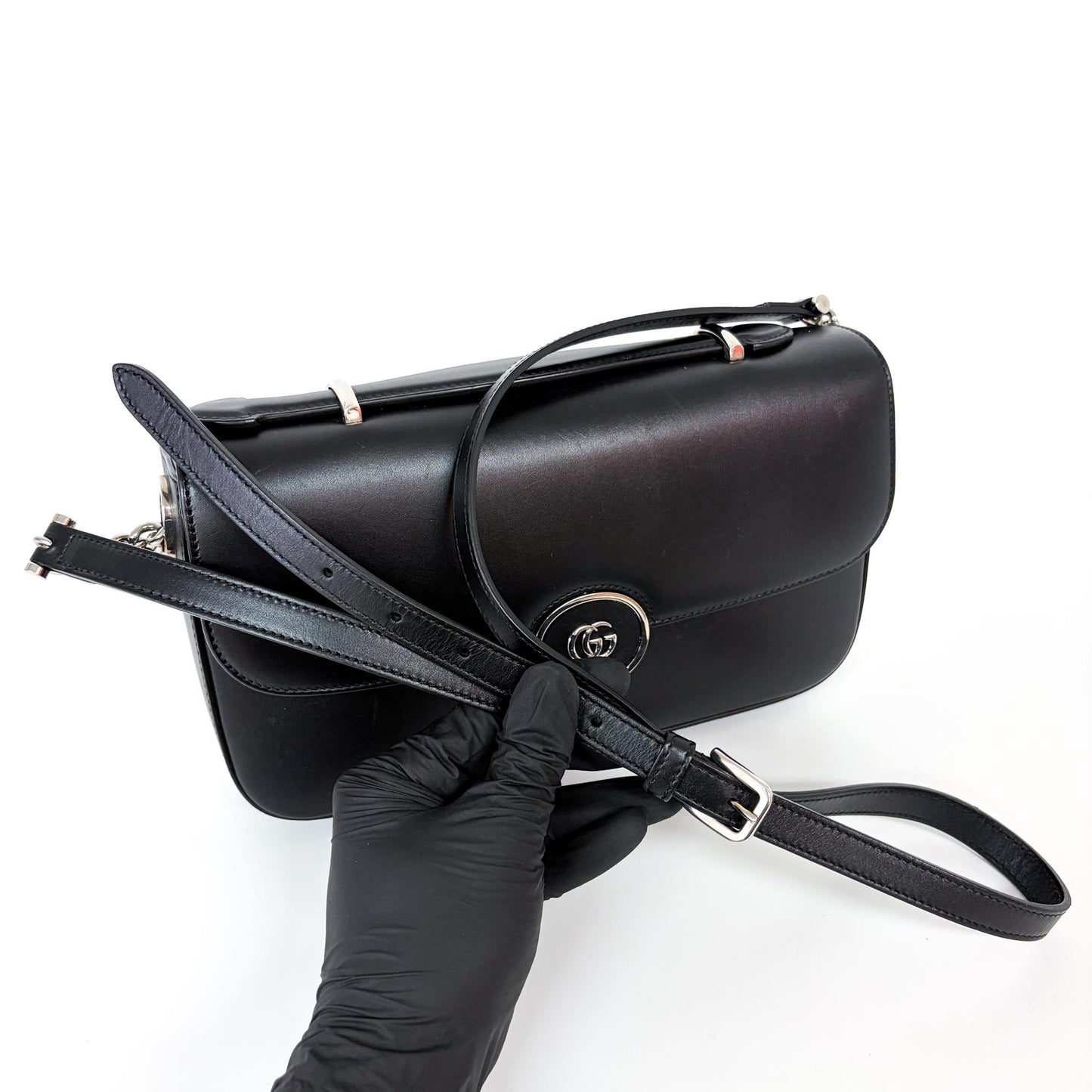 Gucci Marina Small Shoulder Bag Black