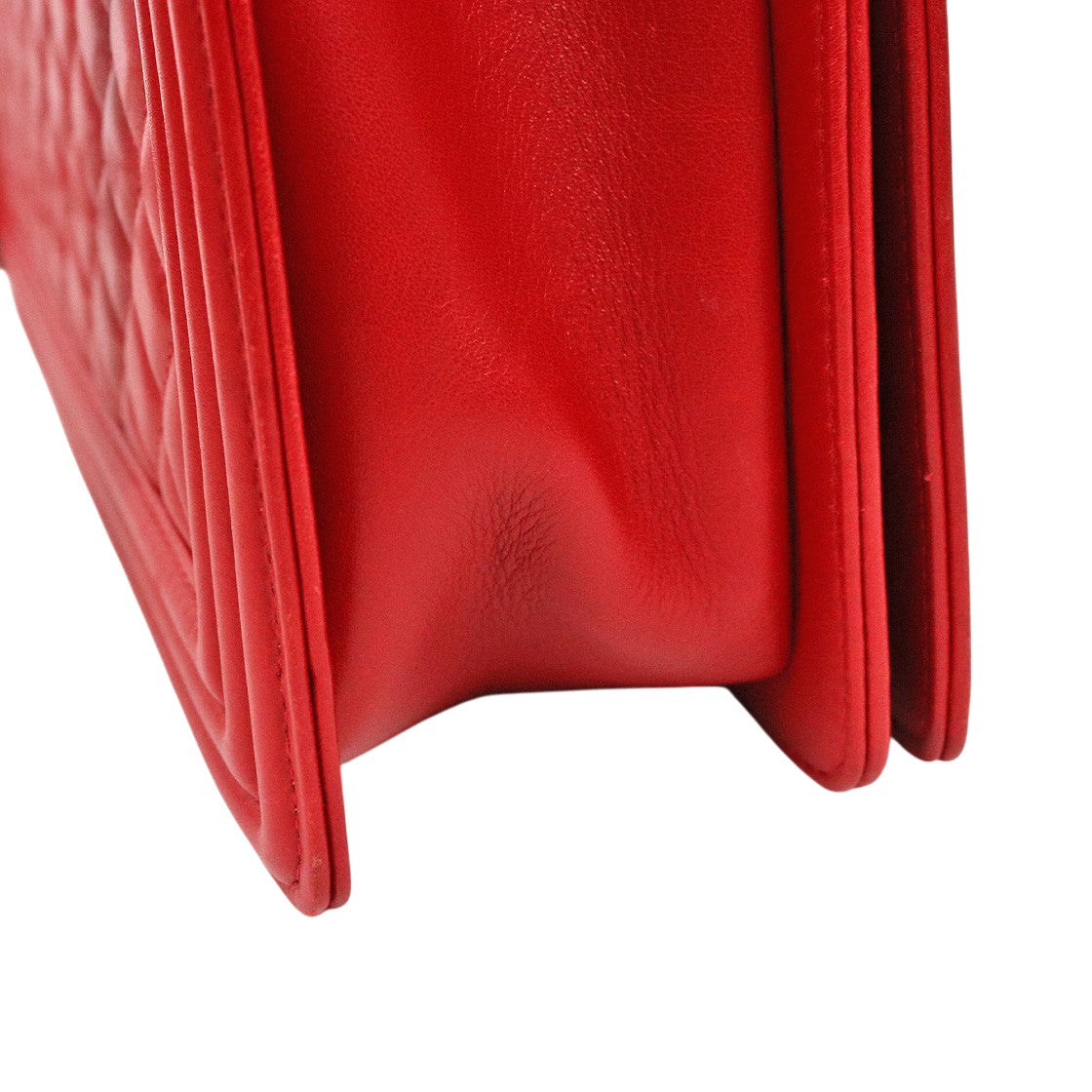 Chanel Large Red Boy Shoulder Bag
