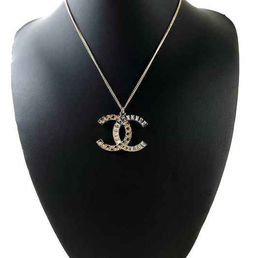 Crystal CC Pendant Necklace