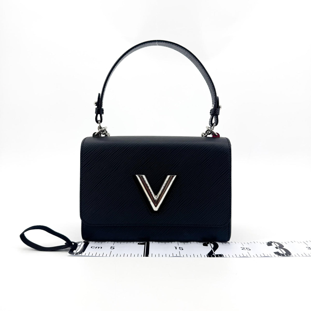 Louis Vuitton Epi Twist One Handle PM Black Silver Hardware