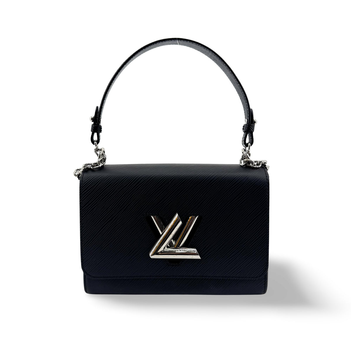 Louis Vuitton Epi Twist One Handle PM Black Silver Hardware