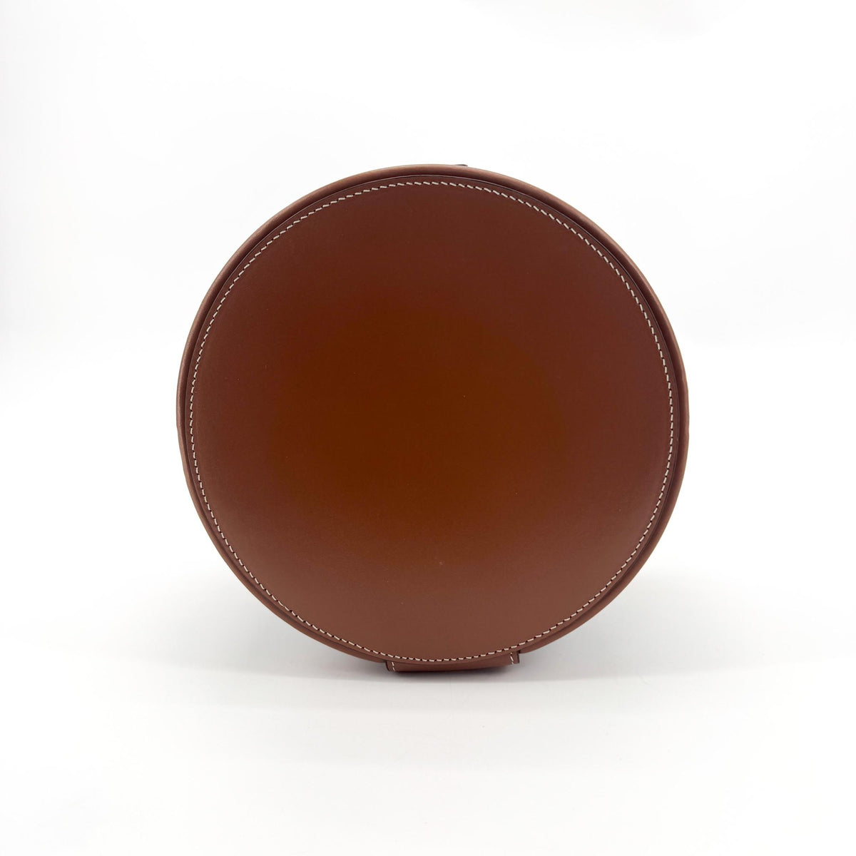 Celine Triomphe Canvas Tambourine Tan