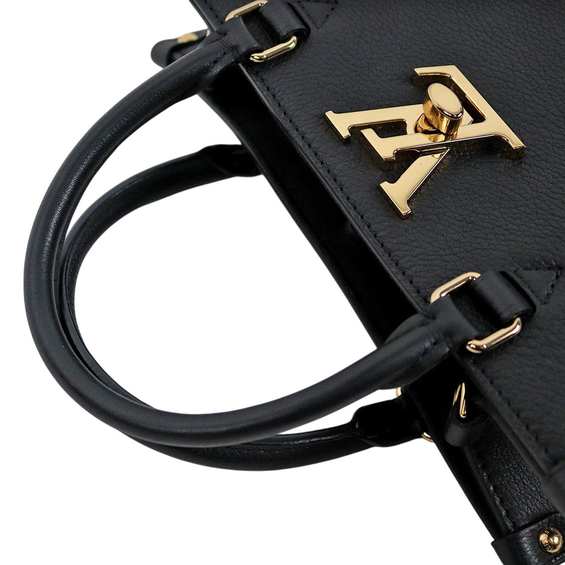 Louis Vuitton Black Rock & Go LockMe Tote Bag