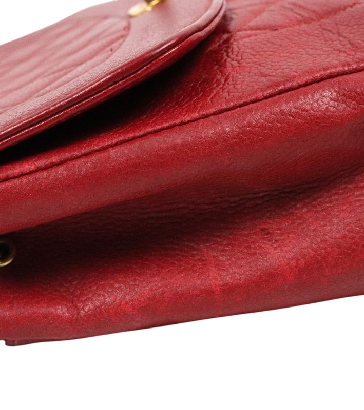 Chanel Red Caviar Diana Bag