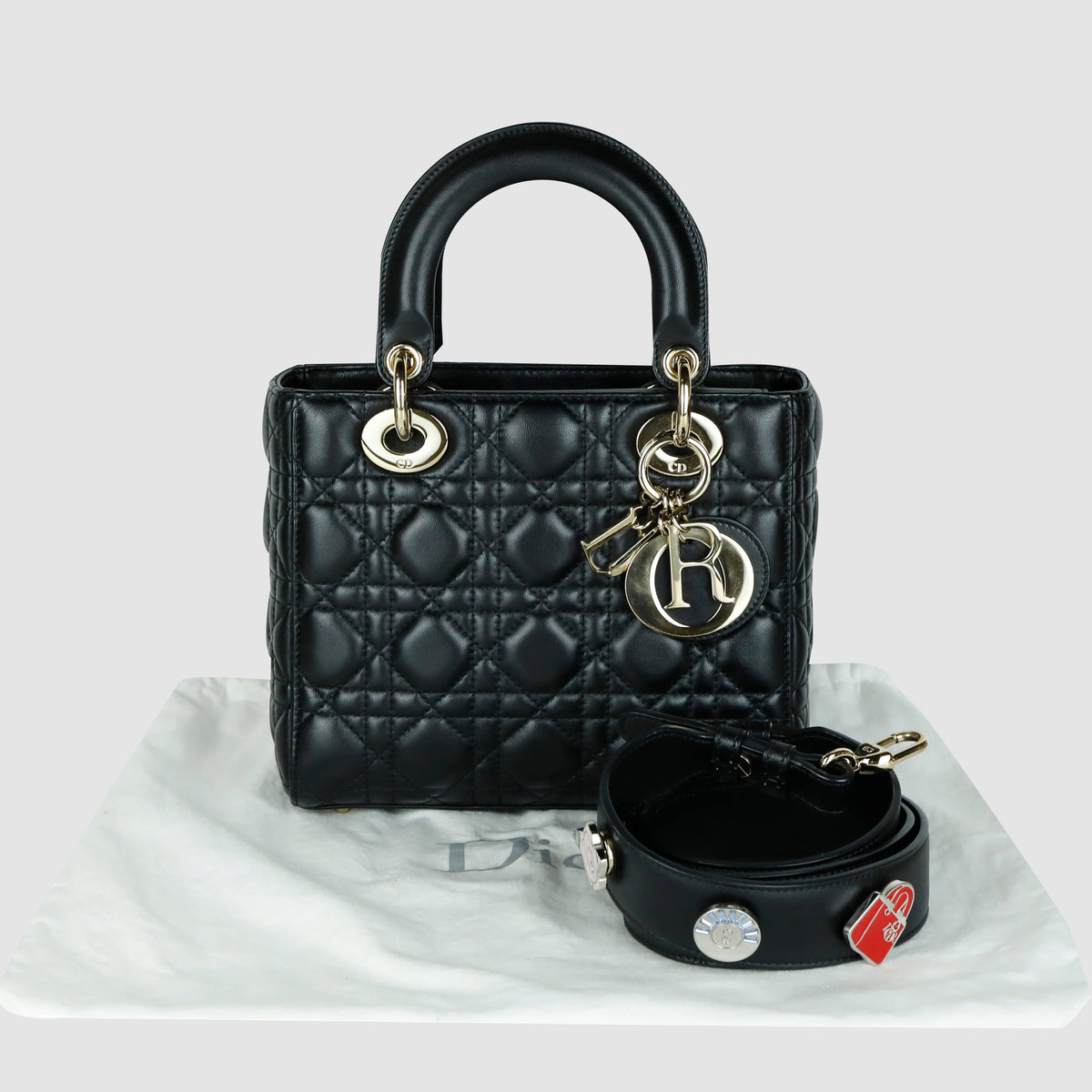 Small Cannage Lady Tote Bag Shoulder Bag