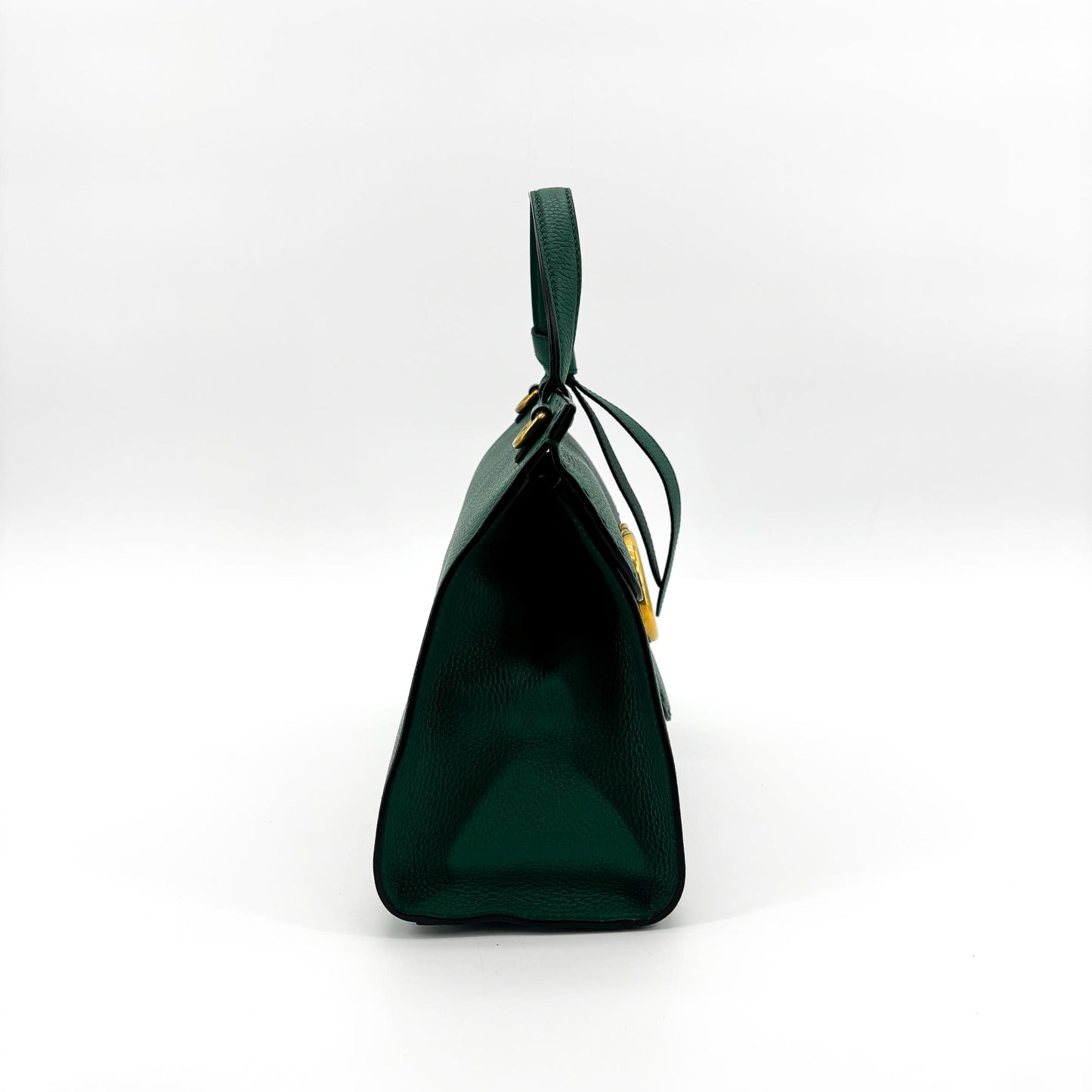 Gucci Double G Medium Top Handle Bag Emerald Green