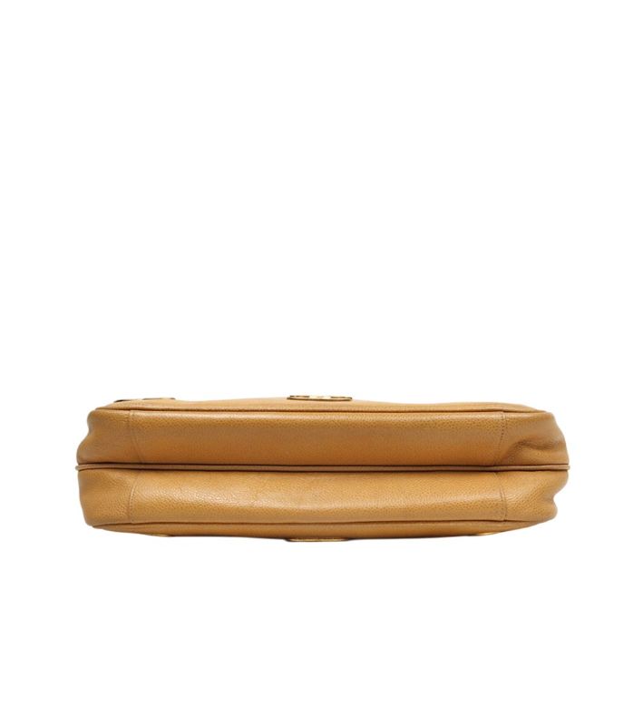 Chanel Beige Caviar Triple CC Chain Shoulder Bag
