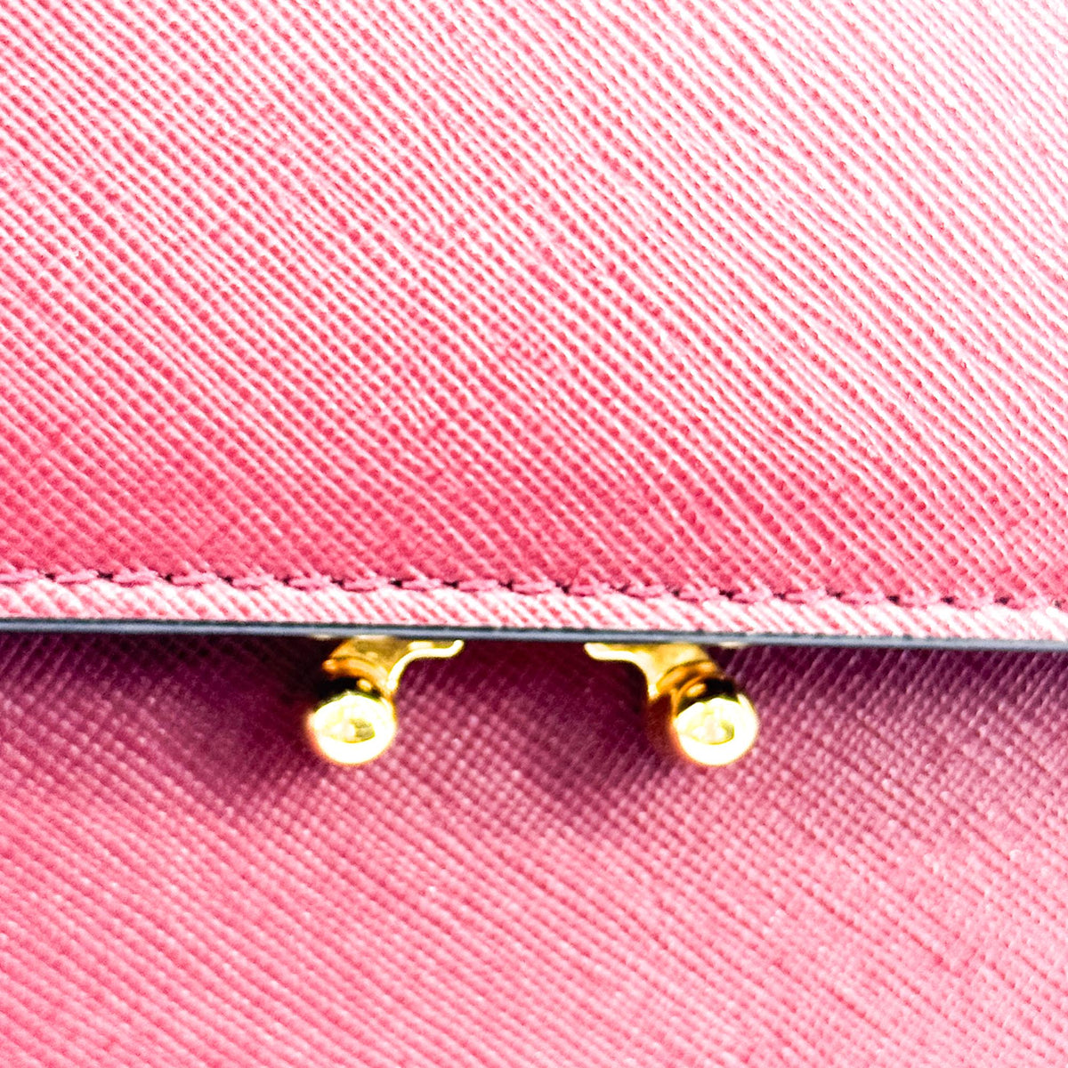Marni Saffiano Medium Trunk Bag Burgundy