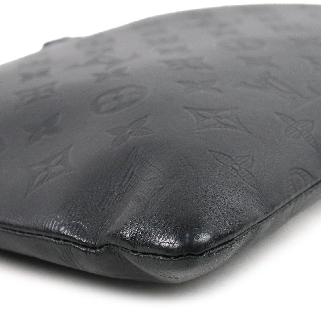 Louis Vuitton Black Shadow Pochette Clutch