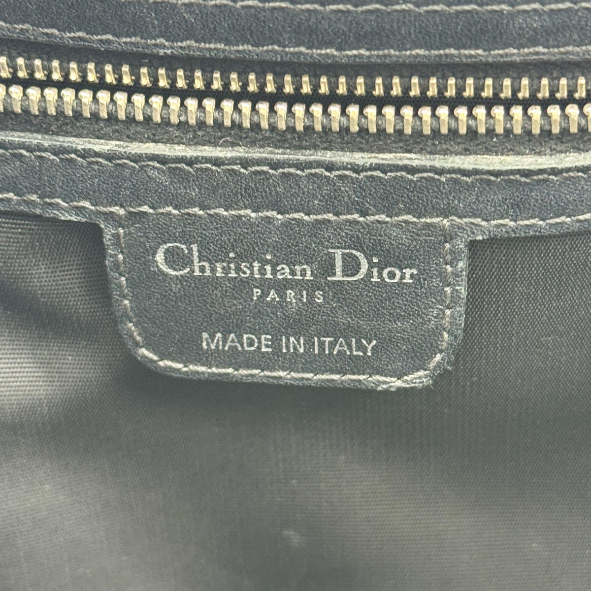 Dior Cannage Canvas Tote Bag Black