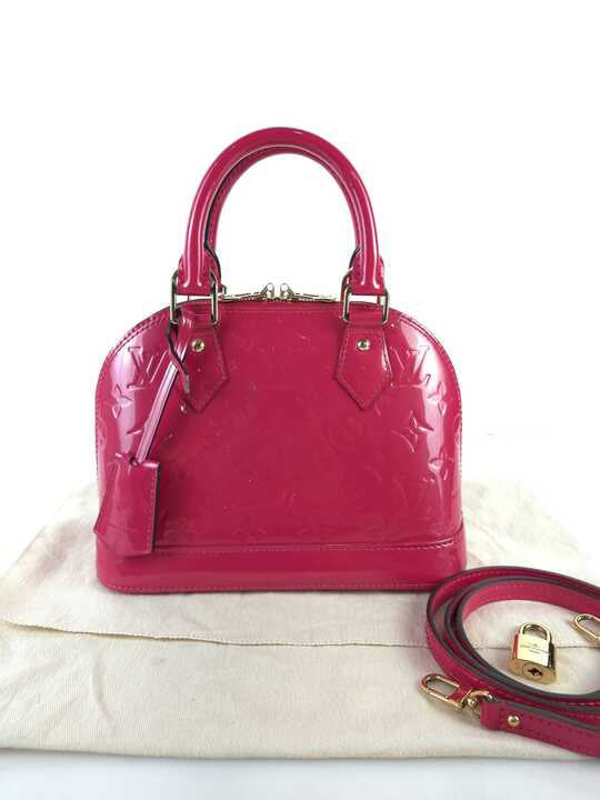 Vernis Monogram Alma BB Tote Bag Crossbody Bag M91771