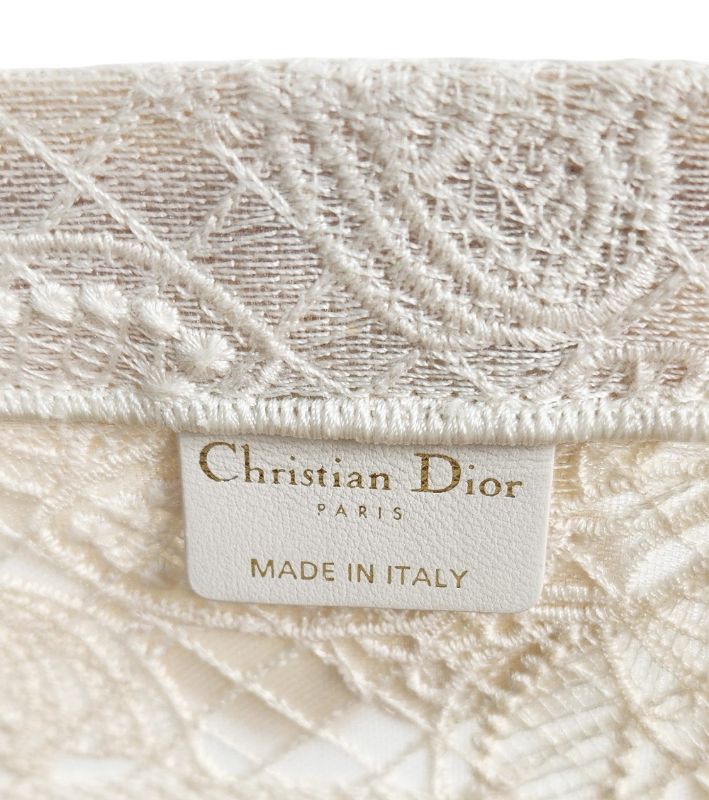 Dior Medium Butterfly Embroidered Book Tote Bag
