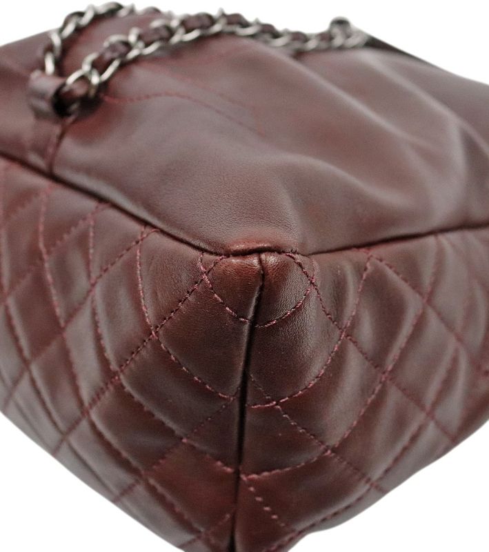 Chanel Burgundy Pocket Backpack