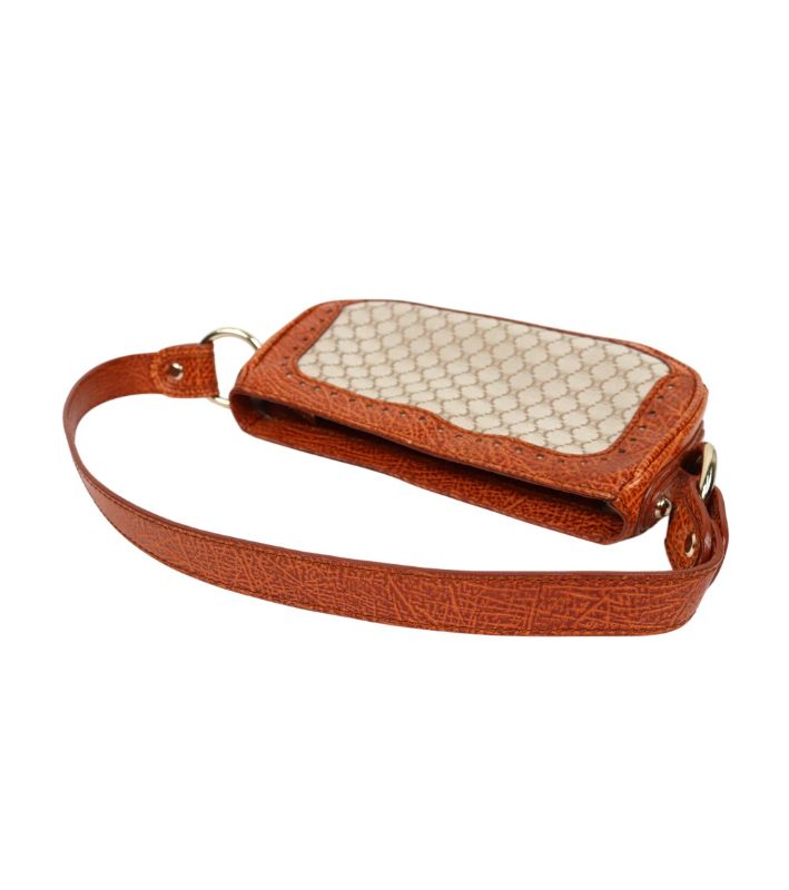 Celine Brown Macadam Shoulder Bag