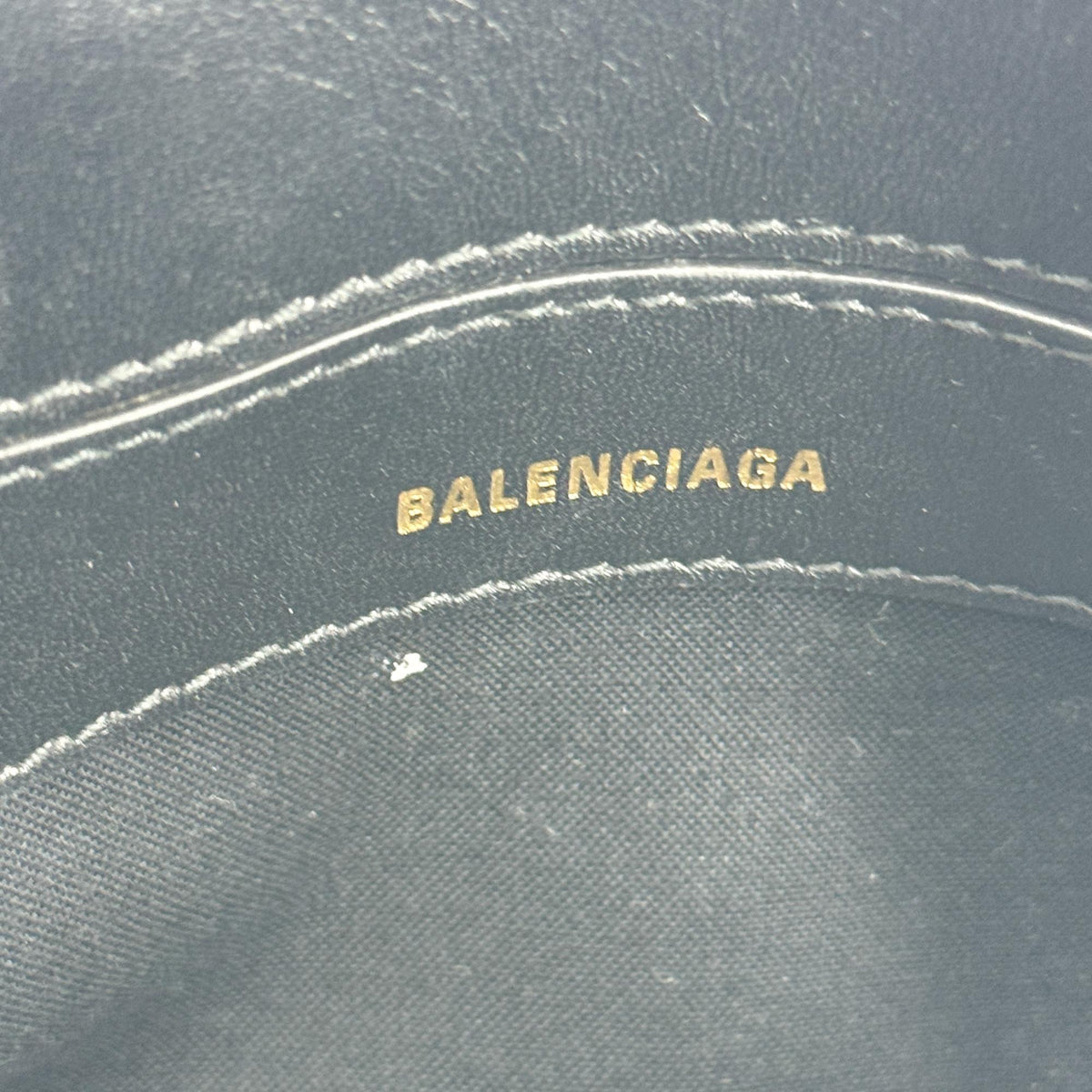 Balenciaga Bill Micro Top Handle Bag White Crocodile Embossed