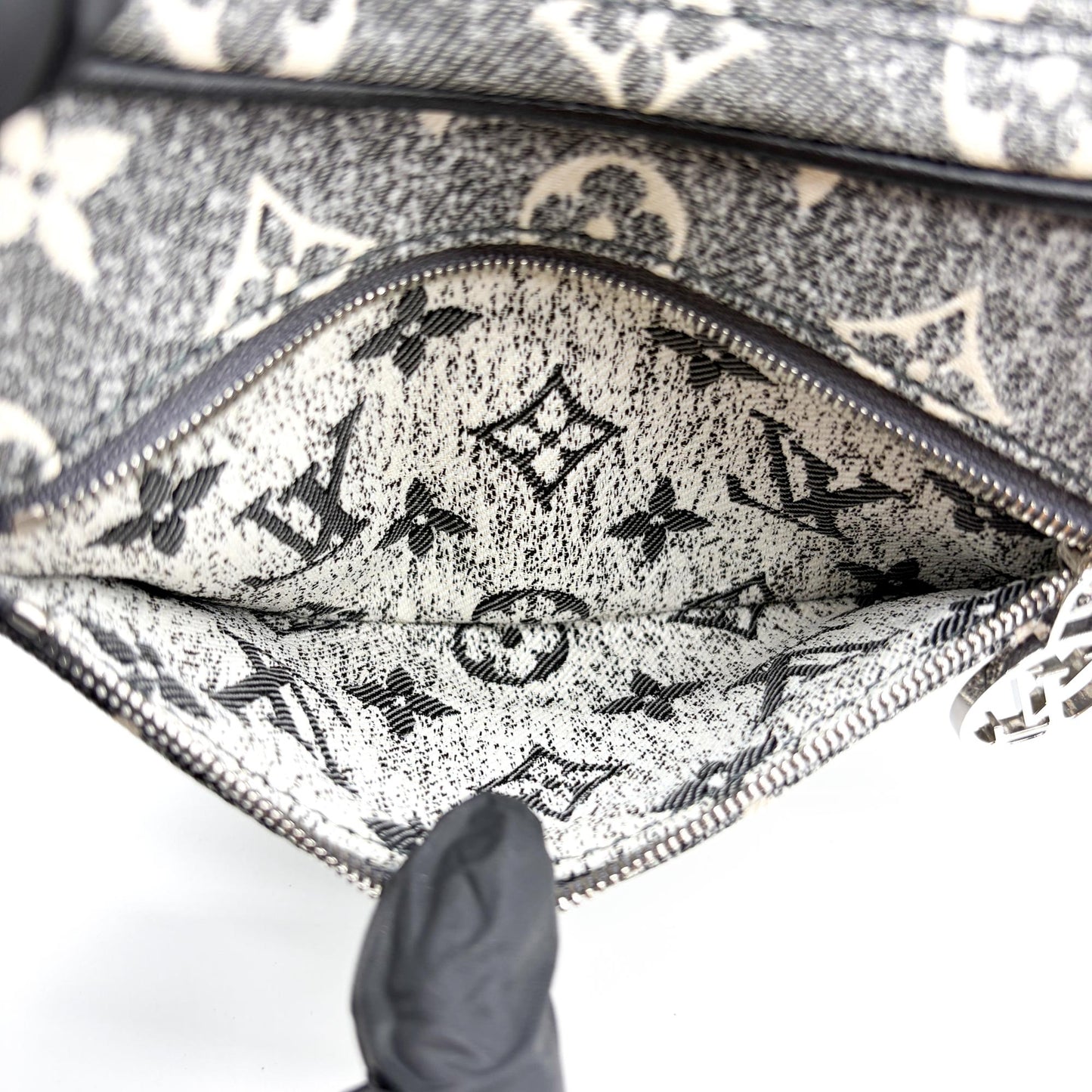 Louis Vuitton Loop Monogram Denim Black