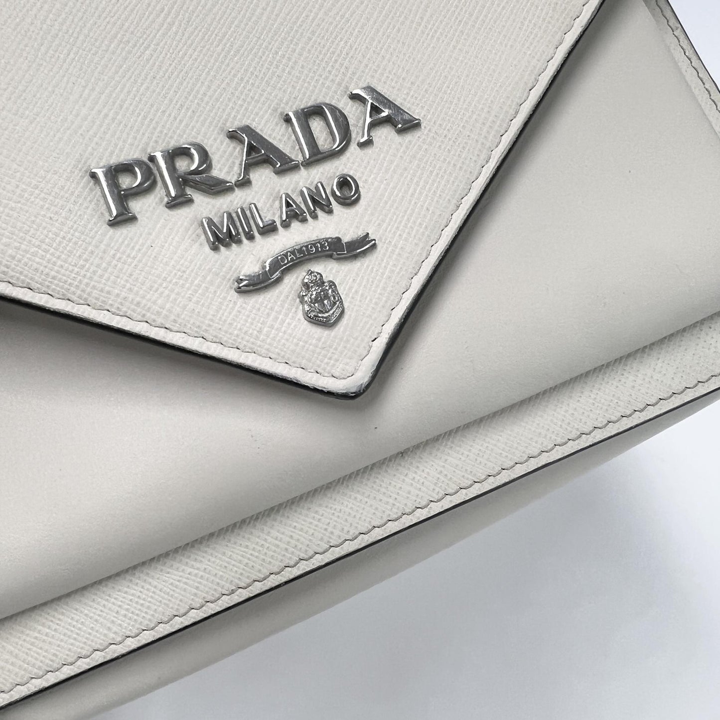 Prada Saffiano Leather Mini Envelope Bag 1BP020