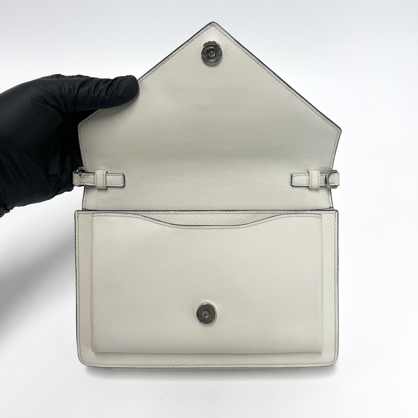Prada Saffiano Leather Mini Envelope Bag 1BP020
