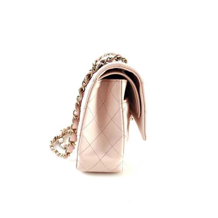 Medium Lambskin Classic Shoulder Bag A01112