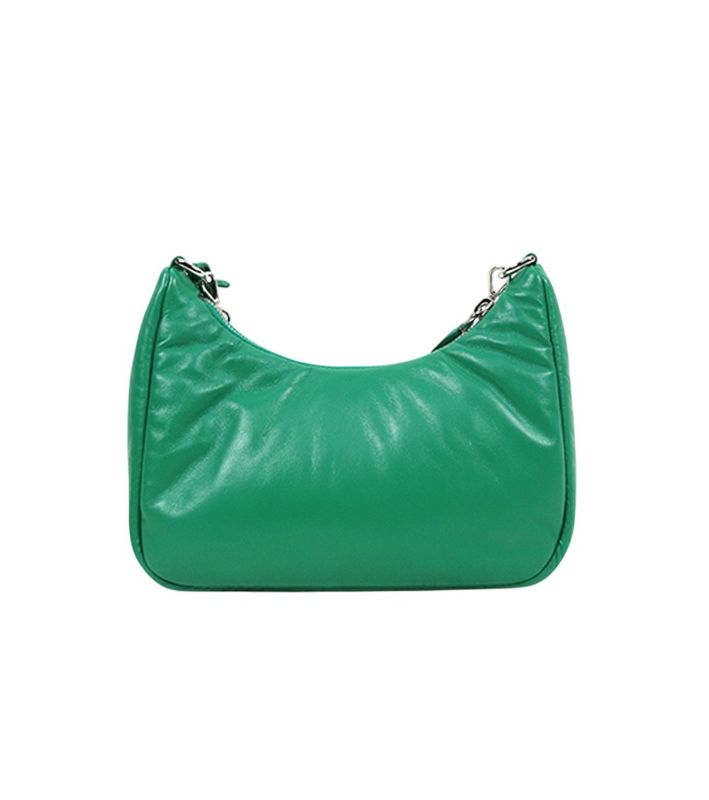 Prada Green Padded 2005 Re-edition Multi Hobo Crossbody Bag