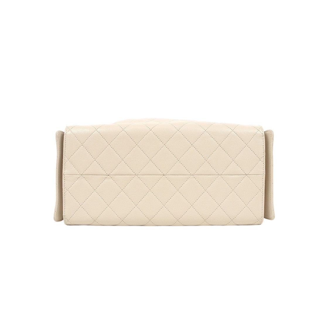 Chanel Beige Medium Caviar 25 Bag with Built-in Chip