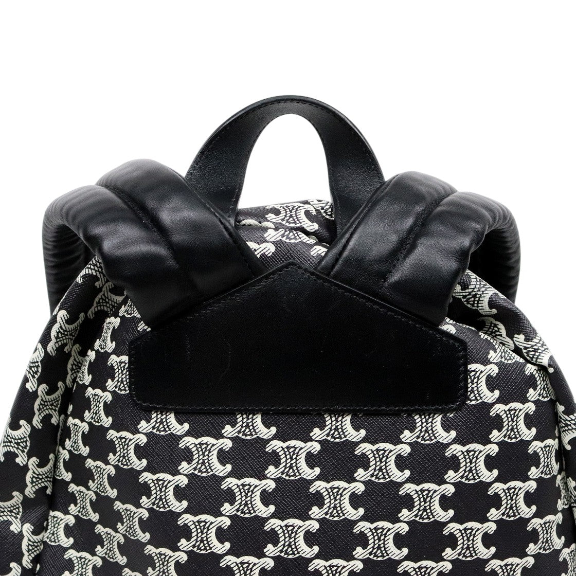 Céline Black Triomphe Canvas Backpack