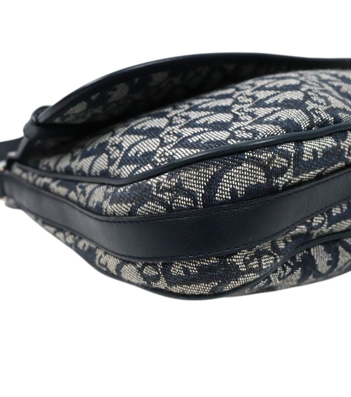 Dior Oblique CD Logo Flap Shoulder Bag