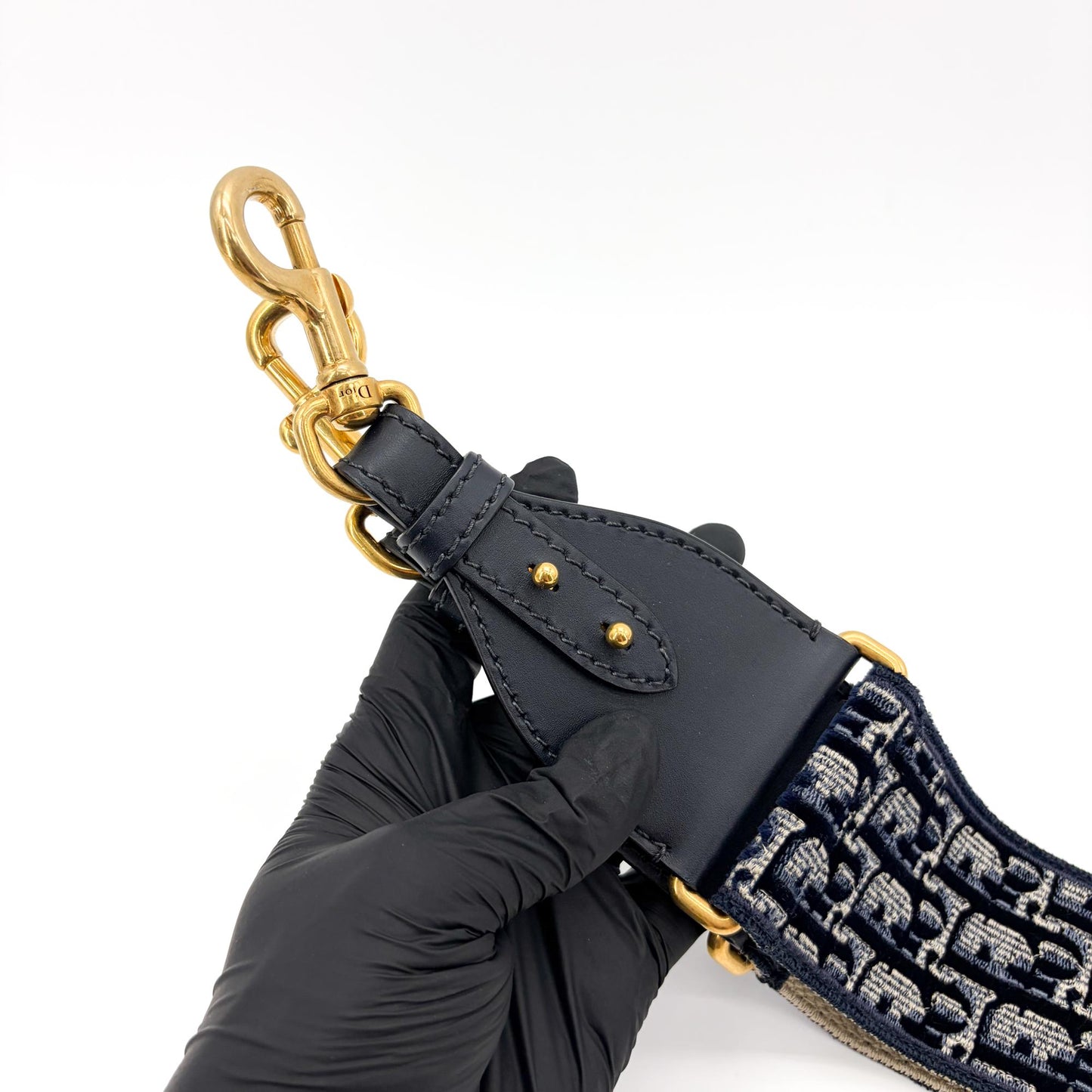Dior Saddle Bag Latte Grain Gold Hardware + Separate Strap