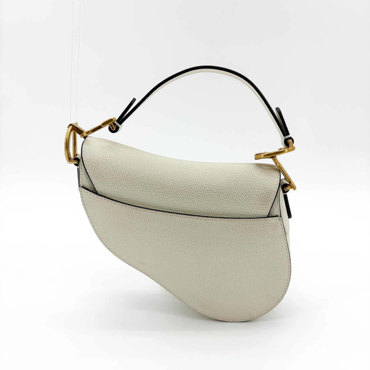 Dior Saddle Bag Latte Grain Gold Hardware + Separate Strap