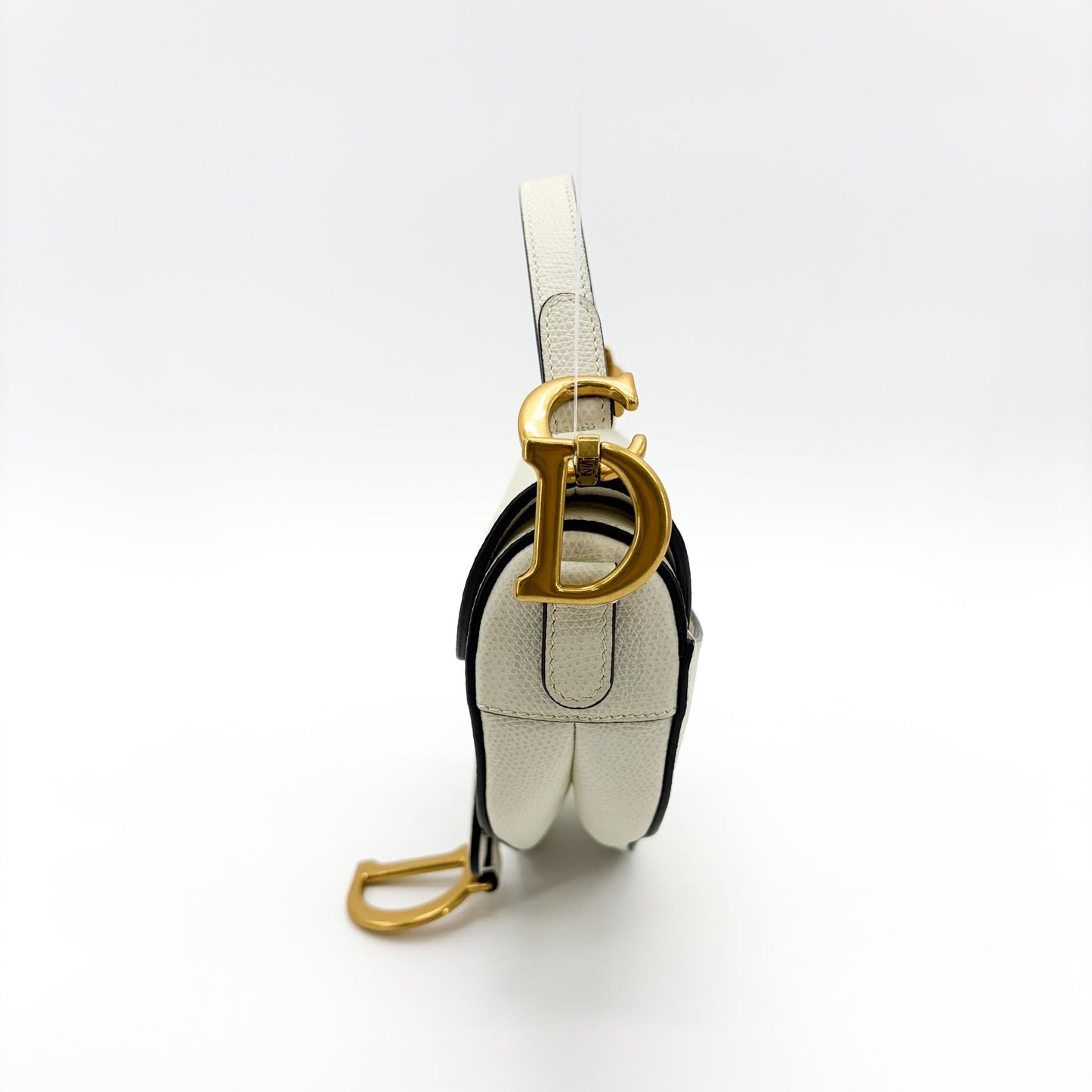 Dior Saddle Bag Latte Grain Gold Hardware + Separate Strap