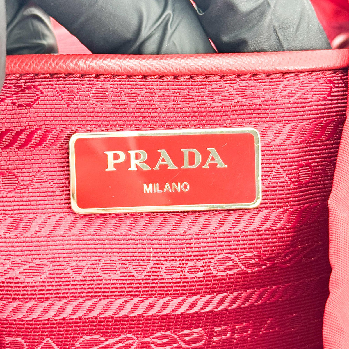 Prada Re-Ylon Small Backpack Red