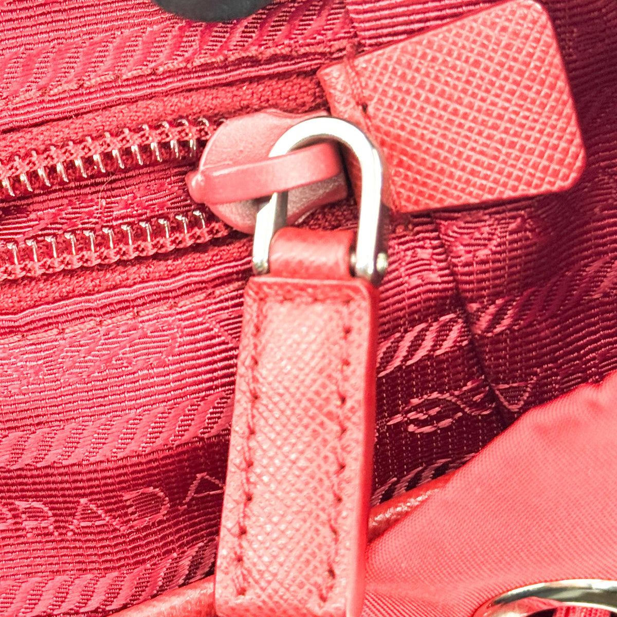 Prada Re-Ylon Small Backpack Red