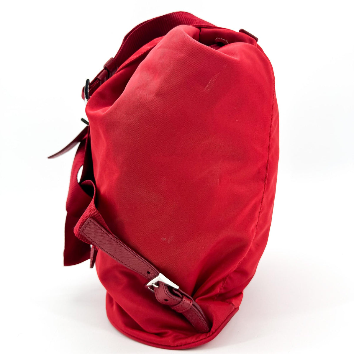 Prada Re-Ylon Small Backpack Red