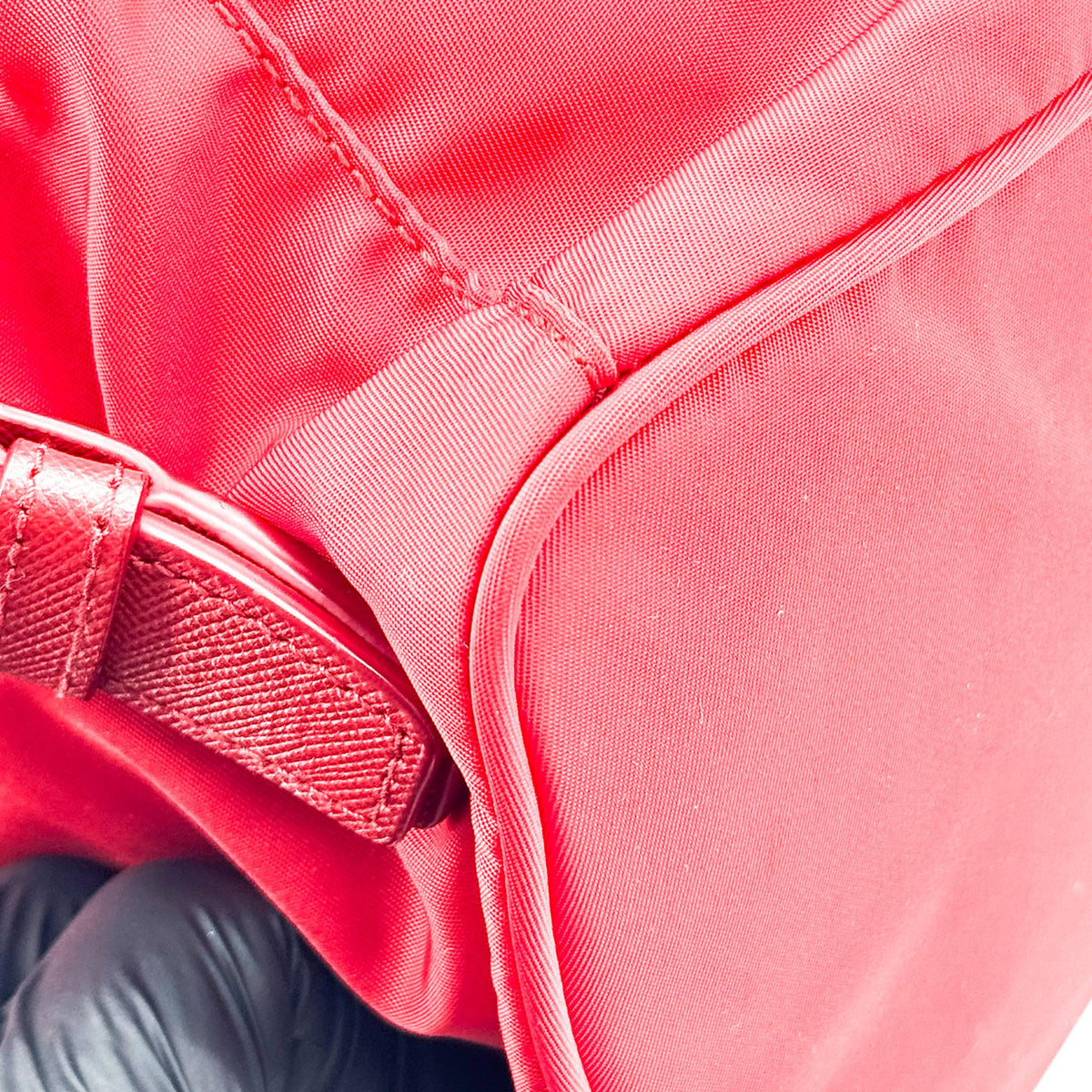 Prada Re-Ylon Small Backpack Red