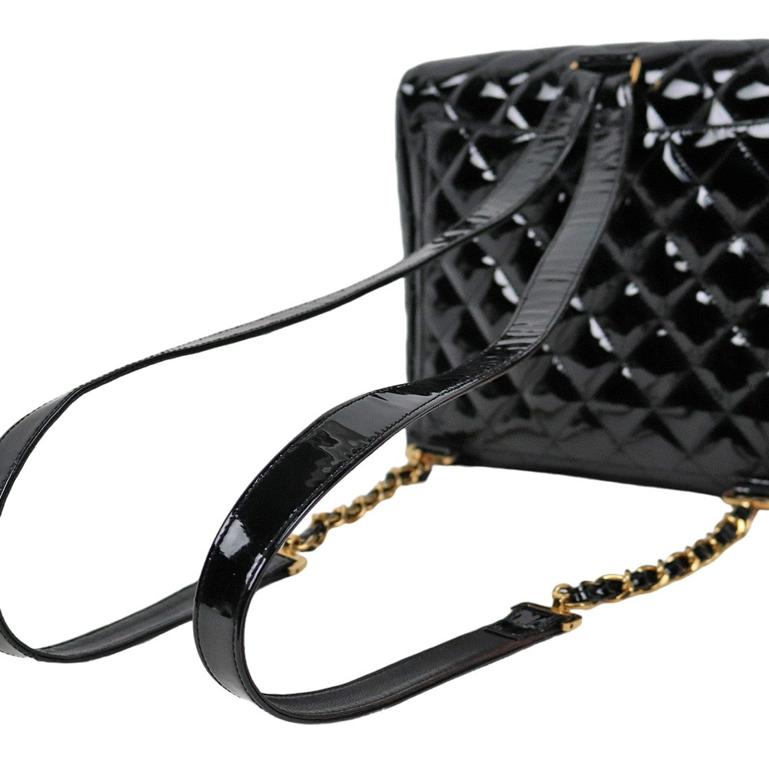 Chanel Black Faden Backpack