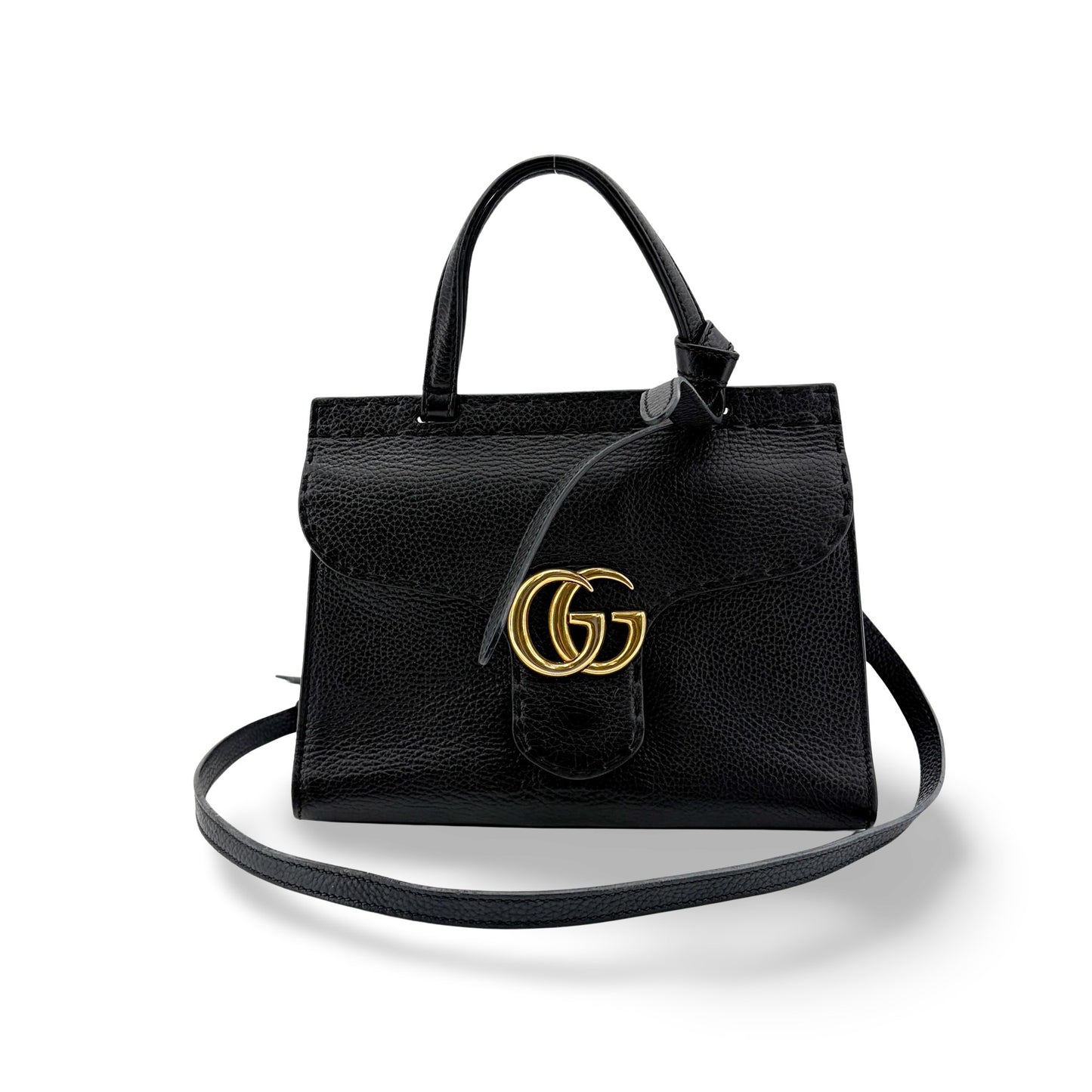 Gucci GG Marmont Small Top Handle Bag Black