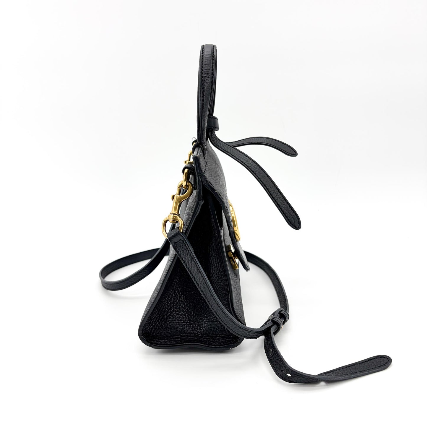 Gucci GG Marmont Small Top Handle Bag Black