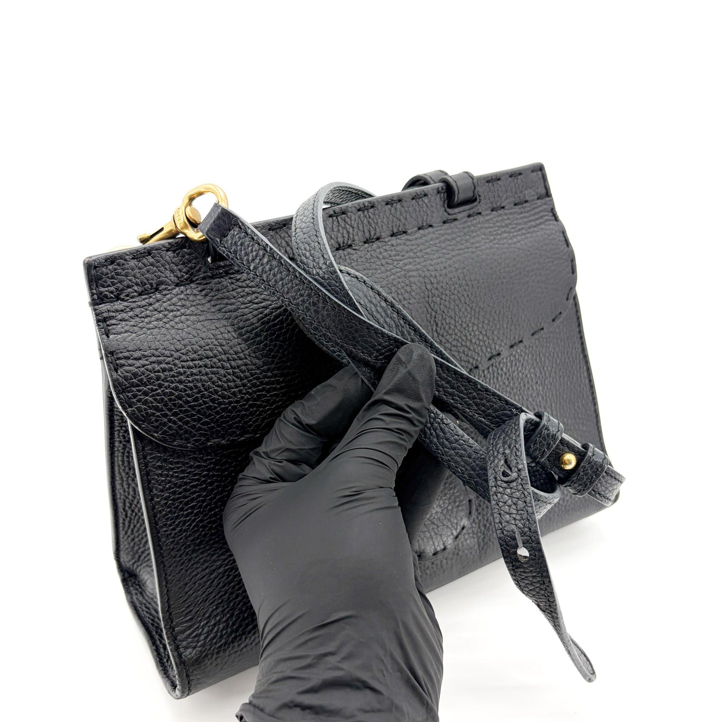 Gucci GG Marmont Small Top Handle Bag Black