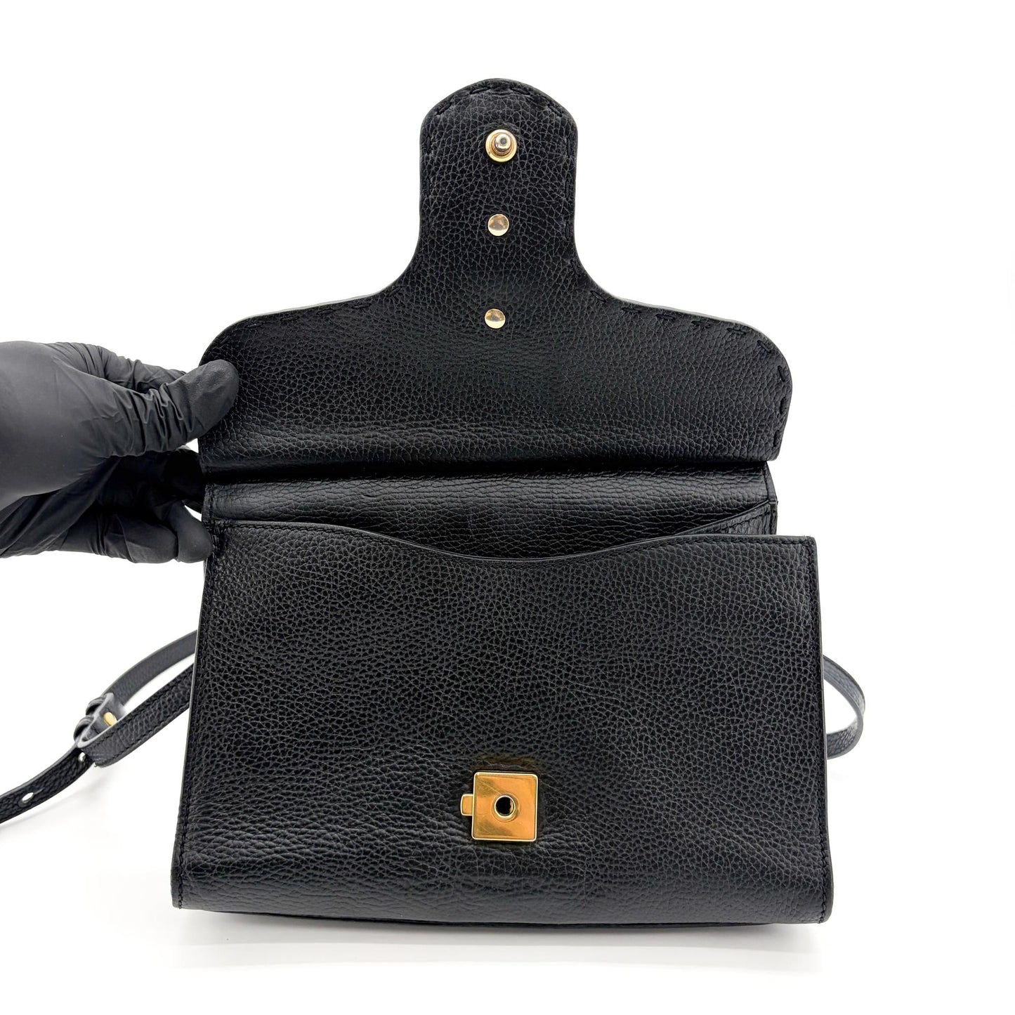Gucci GG Marmont Small Top Handle Bag Black