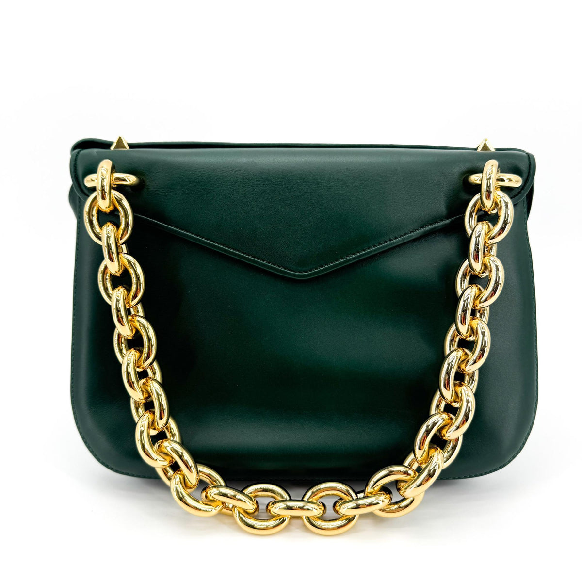 Bottega Veneta Mount Shoulder Bag Dark Green