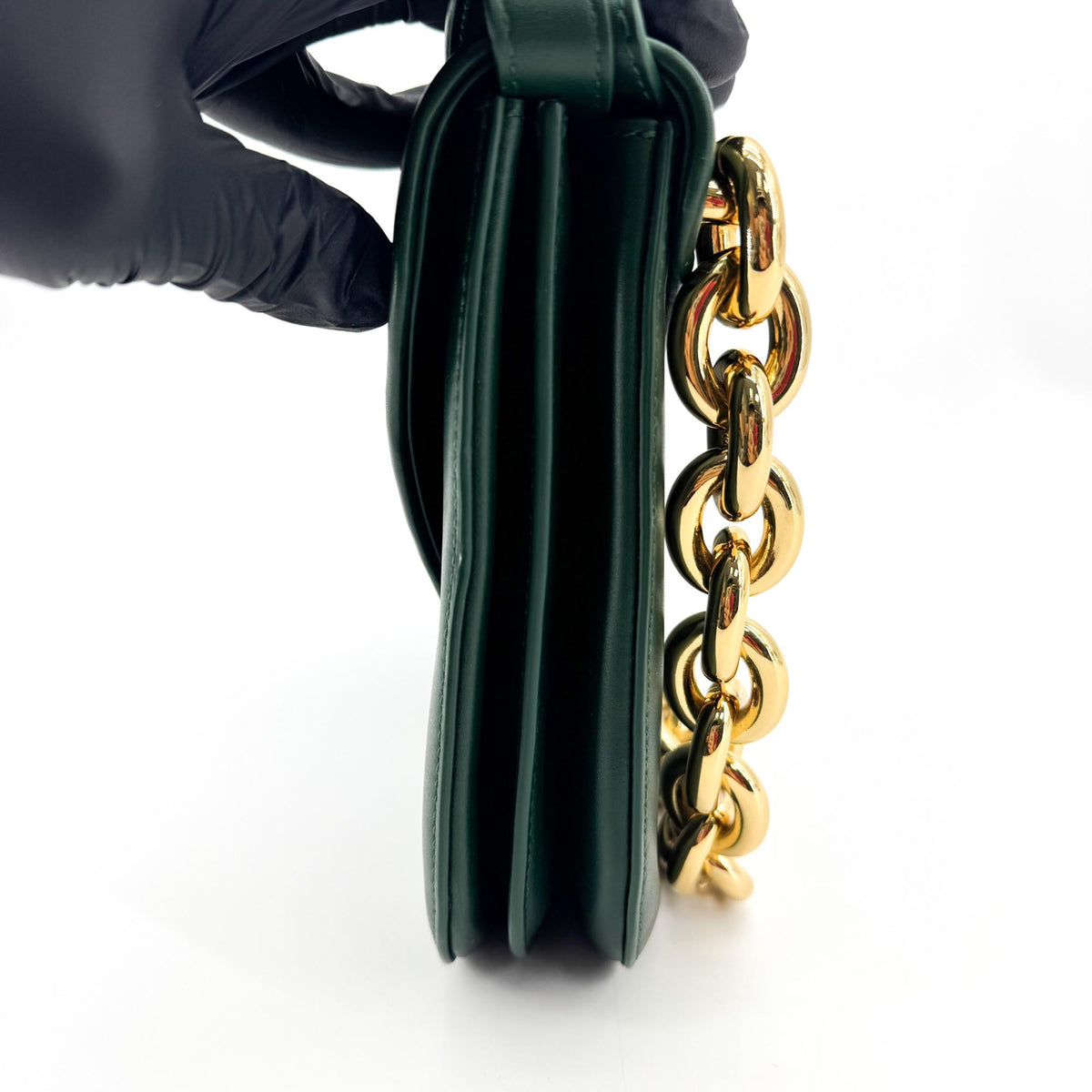 Bottega Veneta Mount Shoulder Bag Dark Green