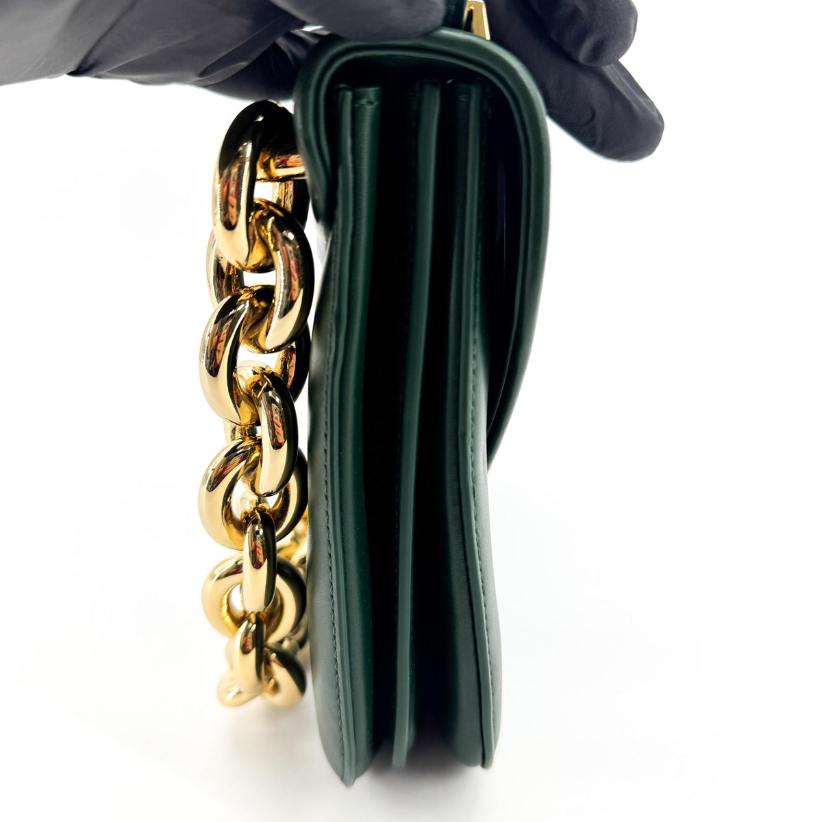 Bottega Veneta Mount Shoulder Bag Dark Green
