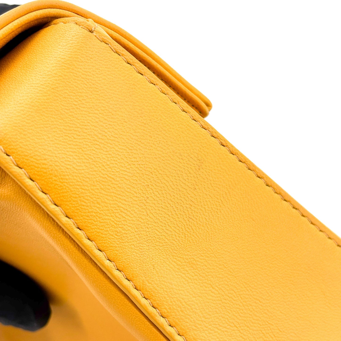 Fendi B Baguette Shoulder Bag Yellow